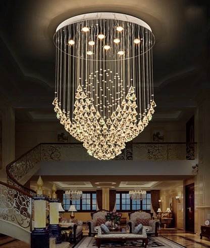 Decorbites™ Diamantkristall-Kronleuchter: Moderne LED-Beleuchtung für Wohnzimmer und Hotel