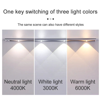 DecorBites™ LED Cabinet Lights Motion Sensor USB Rechargeable Wireless Kitchen Lamp