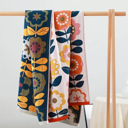 DecorBites™ Luxe Cotton Bath Towel - Quick-Drying & Absorbent Towel for Adults