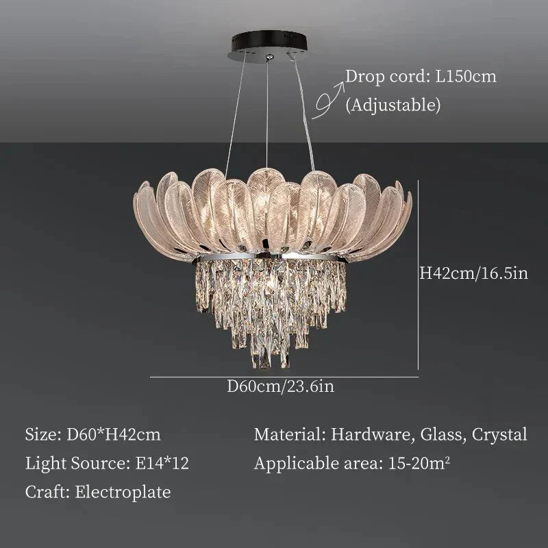 Decorbites™ Kristallkrone-Lüster: Luxuriöse Deckenbeleuchtung für Zuhause, Geschäft und Lobby