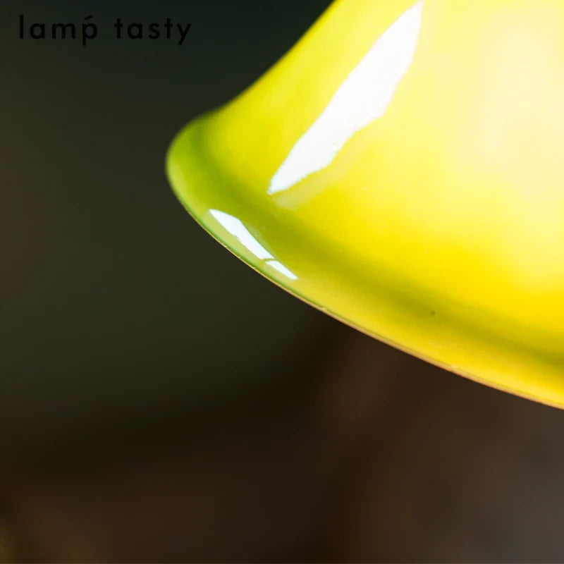 Decorbites™ Grüne Glas-LED-Pendantleuchten: Vintage Japanisch-Amerikanischer Stil Hängelampe