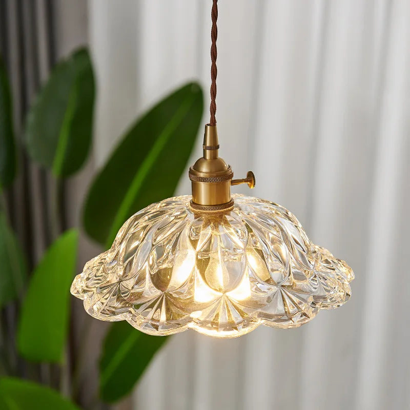 Glass LED Hanging Light