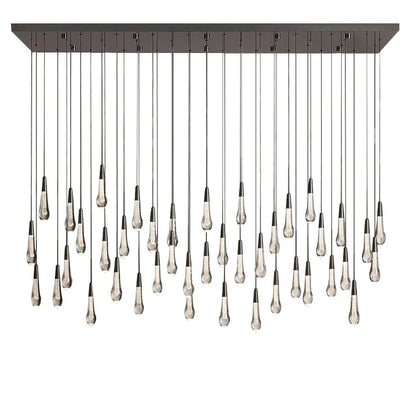 DecorBites™ Crystal Water-drop Chandelier Light Fixture - Luxury Stairwell Decor