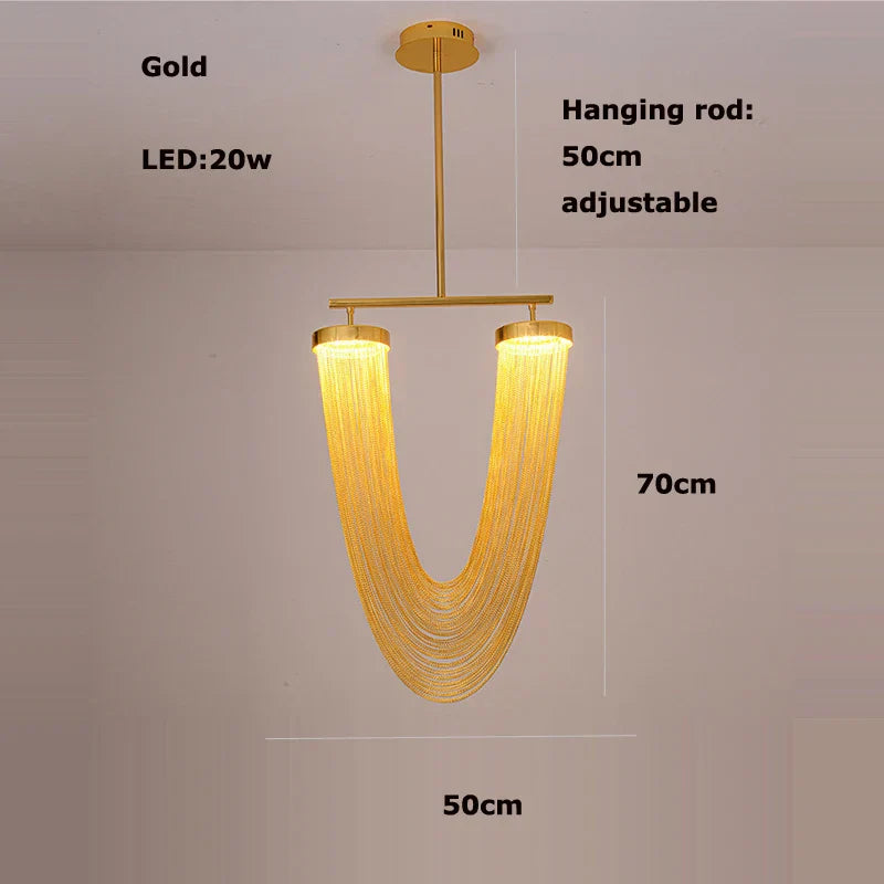 Decorbites™ LED-Aluminium-Deckenleuchter Beleuchtung Hängelampen für Foyer