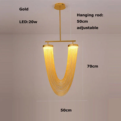 Decorbites™ LED-Aluminium-Deckenleuchter Beleuchtung Hängelampen für Foyer