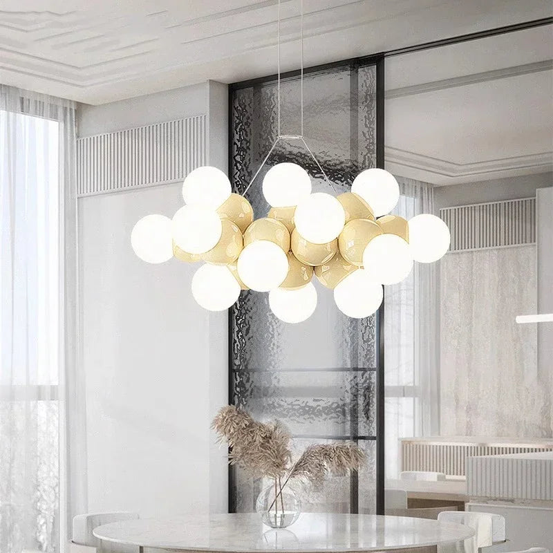 Decorbites™ Elegante Kronleuchter Deckenpendellampe für Esszimmer, Salon und Innenbeleuchtung