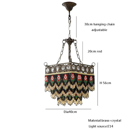 Decorbites™ Französischer Messing-Kristall-Kronleuchter – Klassische europäische Hängeleuchten für Wohnzimmer & Schlafzimmer