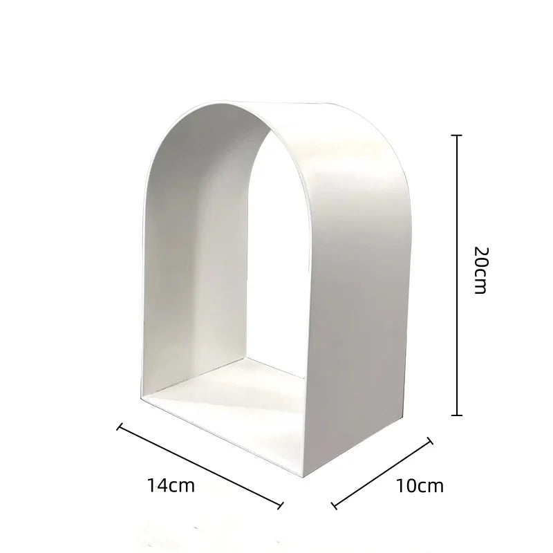 Decorbites™ Goldene Bögen Metallskulptur Raumdekoration Geometrisches Handwerk Figurine