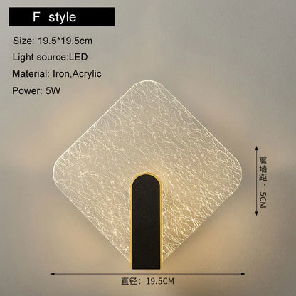 Decorbites™ LED Wandlampe 5W Moderne Nordische Wandleuchte für Schlafzimmer und Wohnzimmer