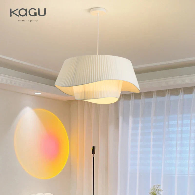 Decorbites™-Creme-Stoff-Leuchter: Retro-Nordischer Dachboden-Licht für Schlafzimmer, Wohnzimmer, Esszimmer