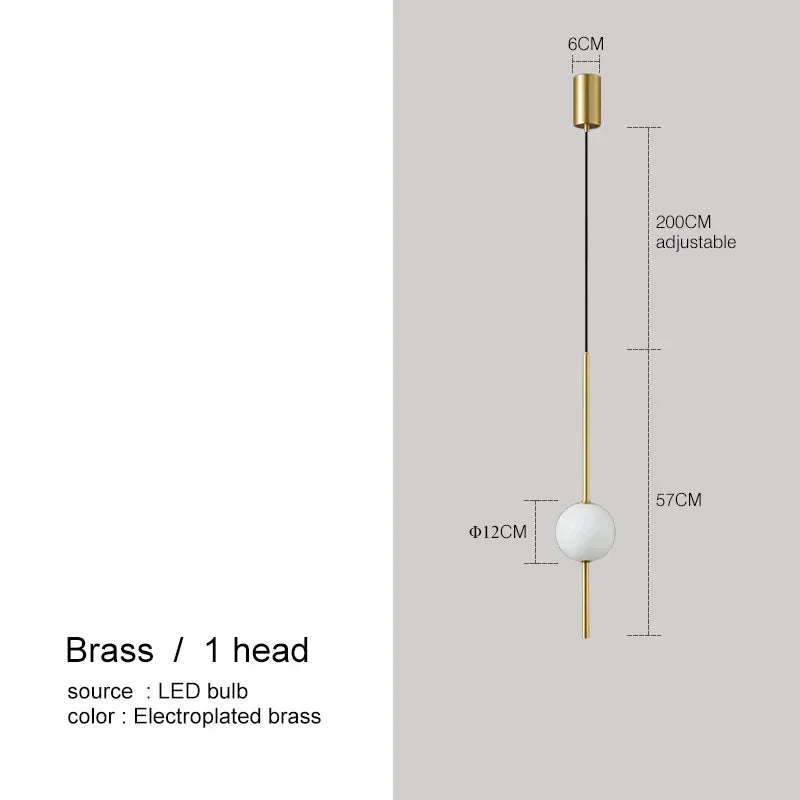 Decorbites™ Glas-Kugelleuchten für Esszimmer- und Schlafzimmer-Dekor-Beleuchtung