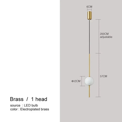 Decorbites™ Glas-Kugelleuchten für Esszimmer- und Schlafzimmer-Dekor-Beleuchtung
