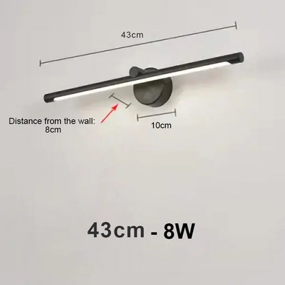 Decorbites™ LED-Wandlampe mit Touch-Dimmung und Bewegungssensor - 40 cm/55 cm