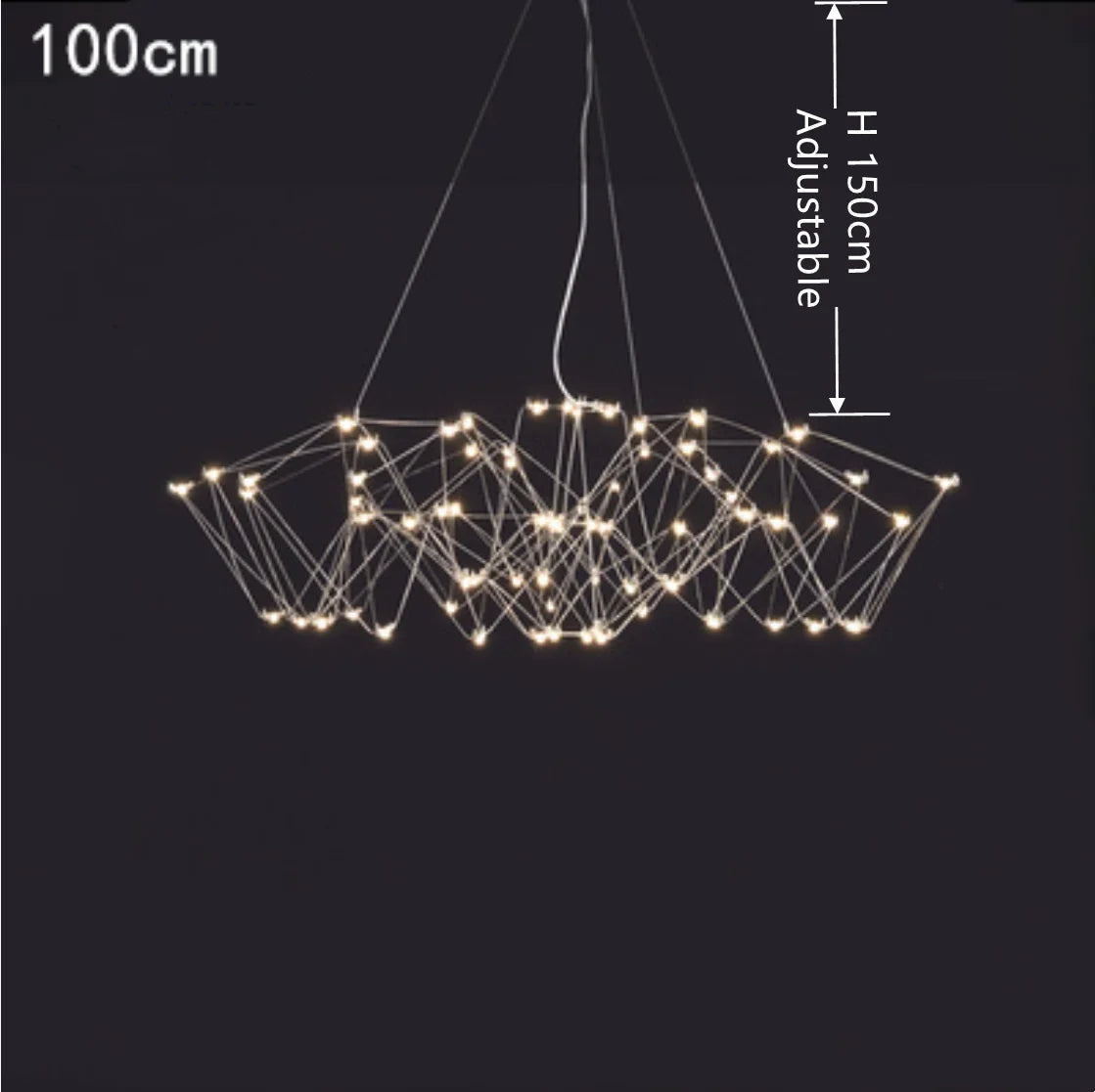 DecorBites™ Cube Light: Modern Creative LED Pendant Lamp for Living Room and Restaurant