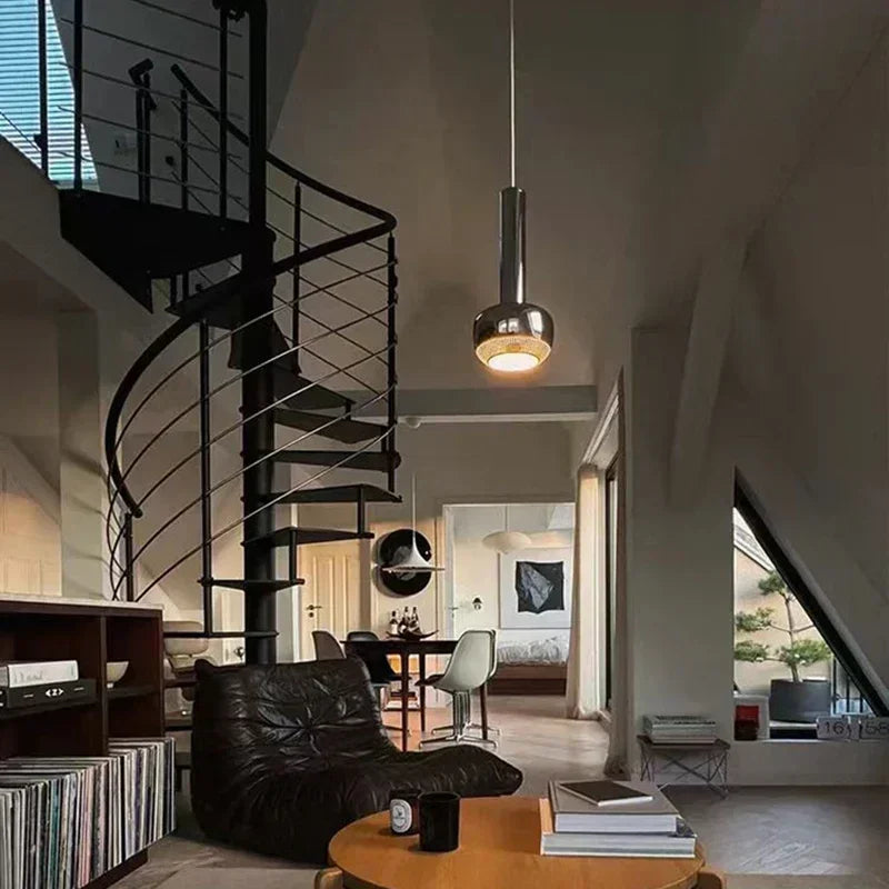 Gold Chrome Pendant Light