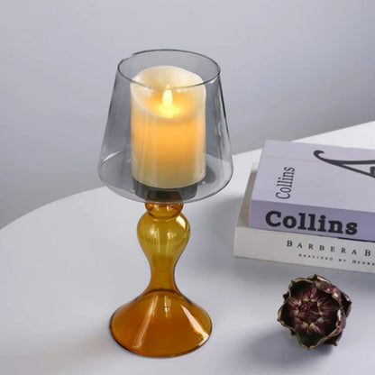 DecorBites™ Geometric Glass Vase Candle Holder Flowerpot Terrarium Home Decor Accessories