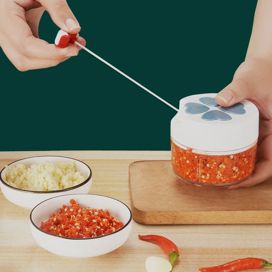 Decorbites™ Küchen-Knoblauch-Ingwer-Hacker-Mühle-Schneider-Fleischzerkleinerer-Gemüse