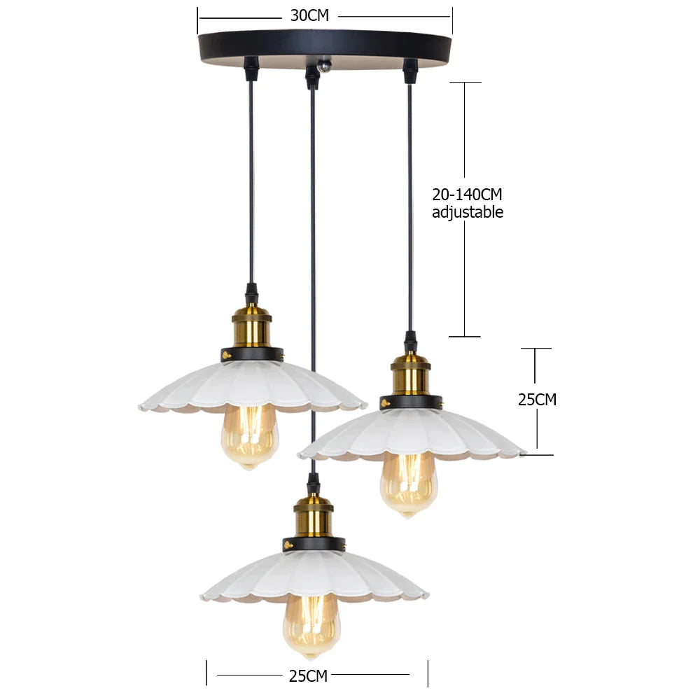Decorbites™ Kupfer Vintage Anhängerleuchte Industrielle Edison-Glühbirne E27 110/220V Beleuchtung
