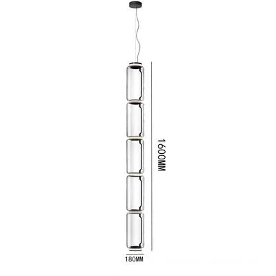 DecorBites™ Heavy Glass Modern Chandelier Pendant Lamps for Living Room, Dining Room, and Store