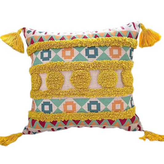 Decorbites™ Geometrisches Boho-Kissenbezug 45 cm x 45 cm - Dekoration für Zuhause und Couch