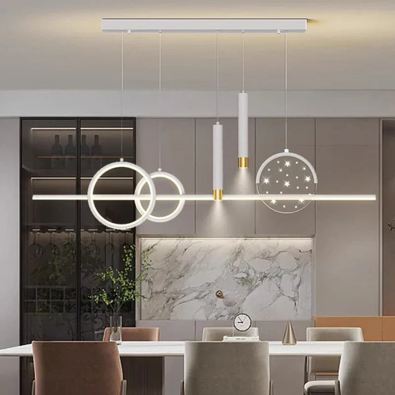 DecorBites™ LED Pendant Chandeliers for Modern Living and Dining Rooms