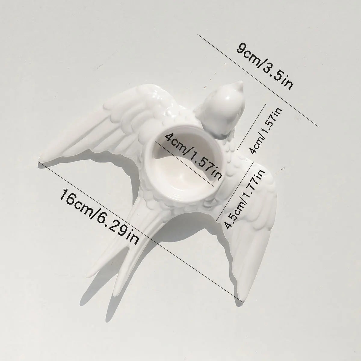 Decorbites™ Goldener Vogel Keramik Kerzenhalter-Tablett Hochzeitsdekoration