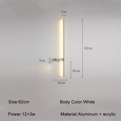 Decorbites™ LED Wandlampe: Moderner nordischer Stil Wohnzimmer Sofa Hintergrundleuchte