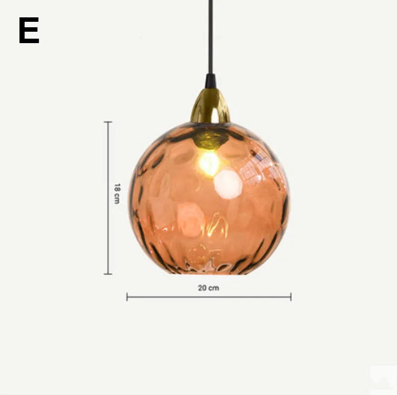 Decorbites™ Glas-Kugelluster-Hängeleuchten - Modernes nordisches Design für Küche, Schlafzimmer oder Restaurant
