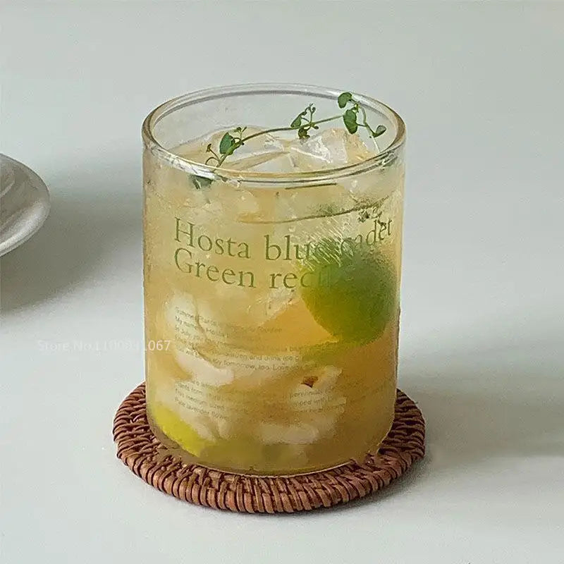 Decorbites™ Glas-Kaffeetasse Teetasse Milchbecher Bierbecher hitzebeständiger Trinkbecher