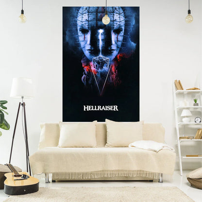 Decorbites™ Kürbislaterne Wandbehang: Halloween-Horrorfilm Boho-Heimdekoration für das Schlafzimmer