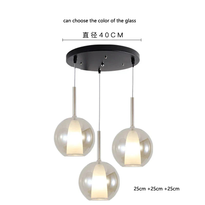 Decorbites™ Designer-Glas-Hängeleuchte für Esszimmer, Küche, Loft und Heimdekoration