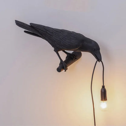 Decorbites™ Designer Vogel Wandlampe Moderne Harz Weiß Schwarz LED Licht Schlafzimmer Wohnzimmer