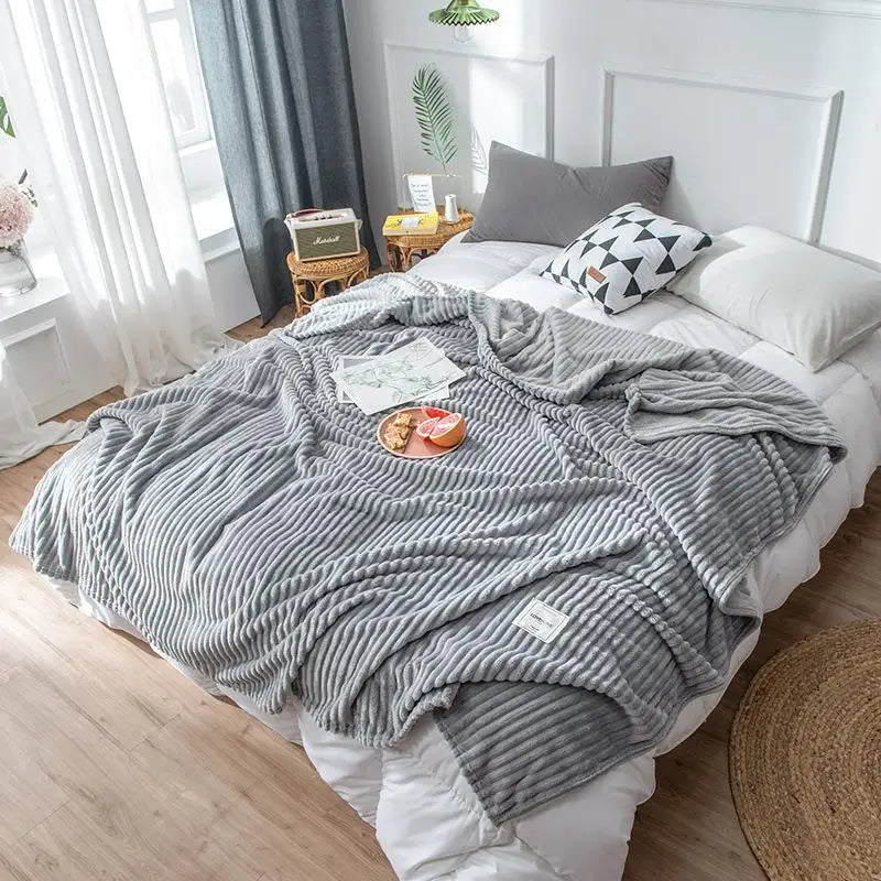 Decorbites™ Kuschelumarm-Decke - Weiche Sweatshirt-Wurfdecke für Sofa & Bett