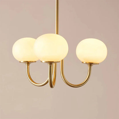 DecorBites™ Cream Pink Bedroom Pendant Light for Cozy Living Spaces