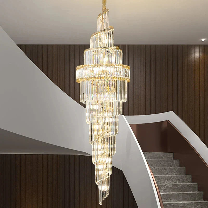 Deluxe Crystal Pendant Chandelier