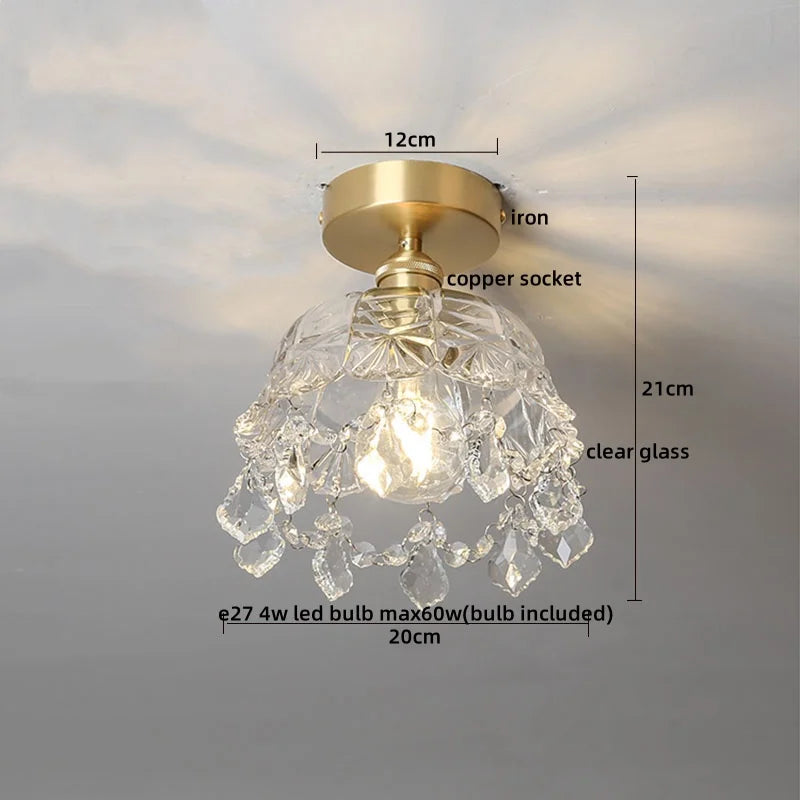 Decorbites™ Kristall-LED-Deckenleuchte Luxuriöser moderner Kronleuchter für Wohnzimmer Flur