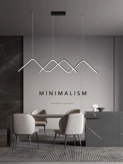 DecorBites™ Geometric LED Pendant Lights Modern Minimalist Chandelier Lighting
