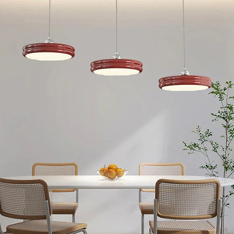 Decorbites™ kreisförmige dimmbare Pendelleuchte moderne Kronleuchter für Esszimmer, Kücheninsel