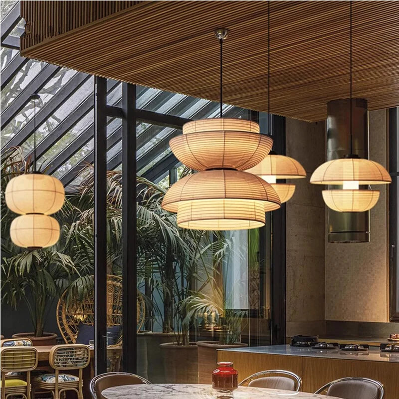 Silk Wabi Sabi Pendant Light