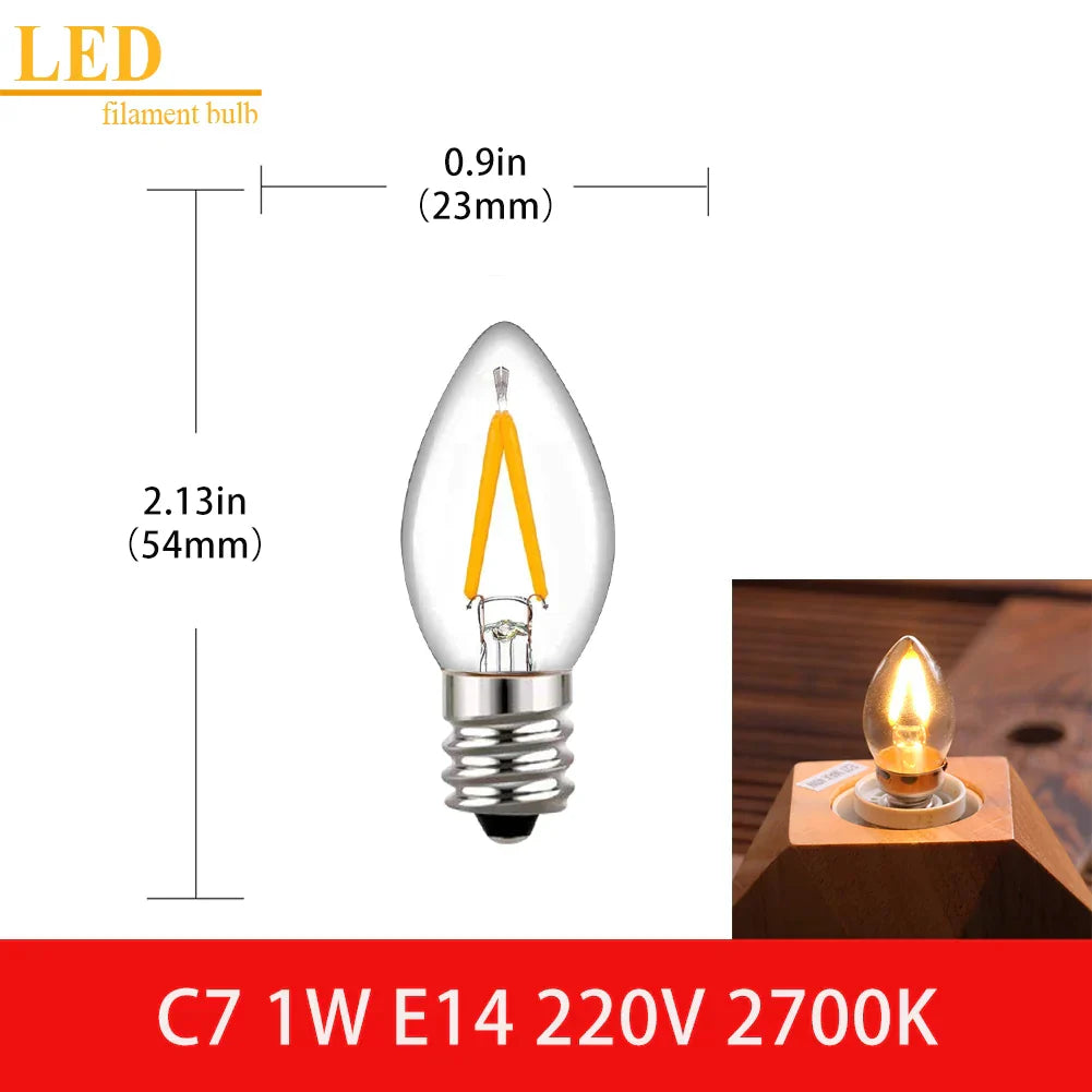 Decorbites™ LED-Filamentlampe Klarer Glas T16 A19 ST64 Dimmbare Vintage-Lampe