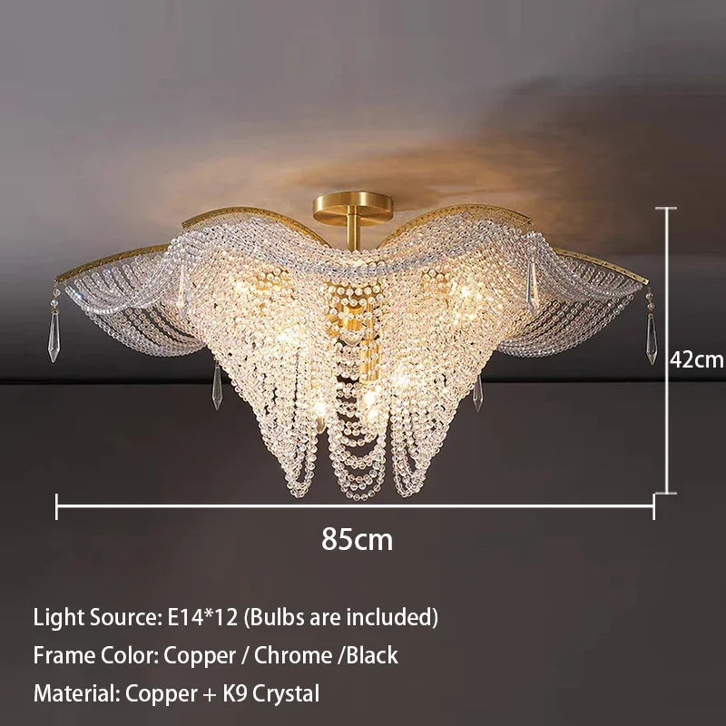 Decorbites™ Kristall-Schmetterlings-Lüster: Elegante moderne LED-Pendellampen für luxuriöse Wohnzimmer
