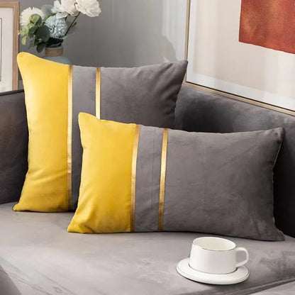 Decorbites™ Hahnentritt-Muster Kissenbezug 30x50 cm Schwarz und Weiß Bogen-Taille Kissenhülle