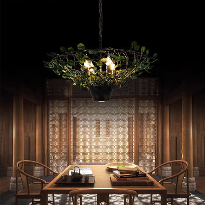 Decorbites™ Industrielles Barbecue-Restaurant-Pflanzenlicht – Dekorative Pendelleuchte für runden Tisch