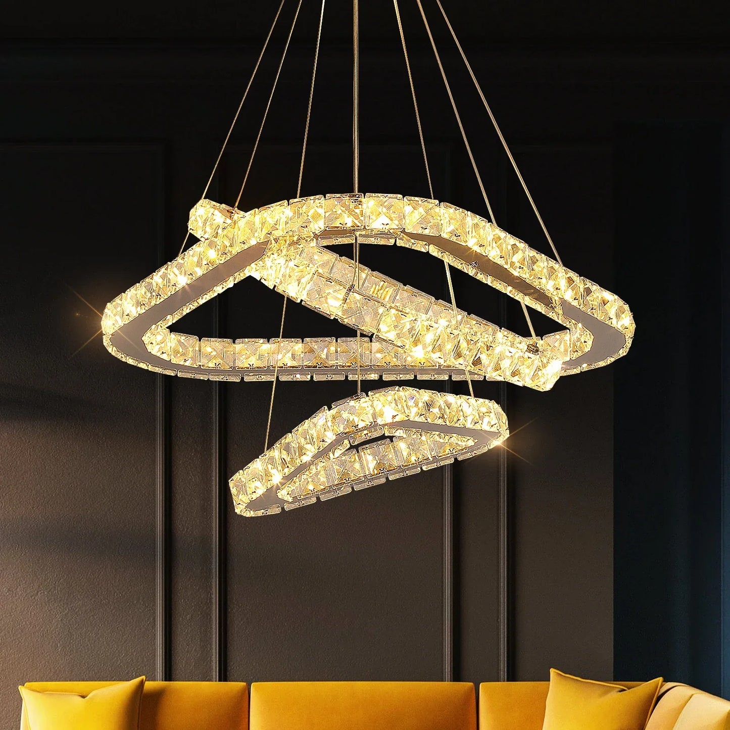 Decorbites™ Kristall-LED-Hängeleuchter, moderner nordischer Deckenleuchter für Wohn- und Esszimmer