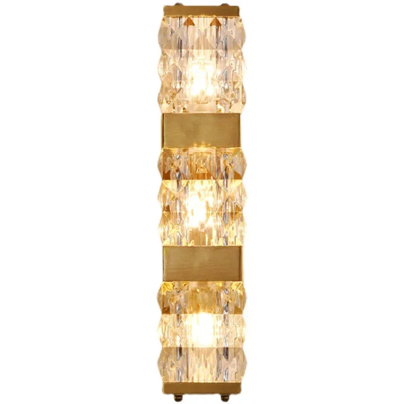 Decorbites™ Kristall-Rechteck-Wandleuchte: Luxuriöse moderne LED-Beleuchtung für Wohnzimmer, Schlafzimmer, Treppenhaus, TV-Dekoration