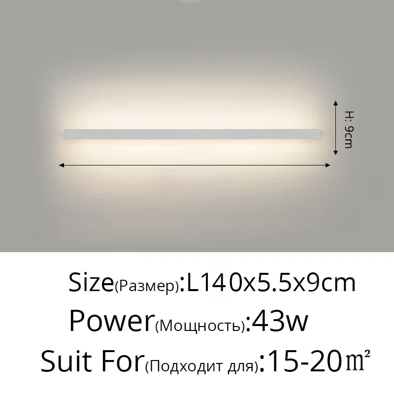 Decorbites™ Acryl-LED-Wandleuchten mit Haken für Schlafzimmerregale & Hintergrundwanddekoration
