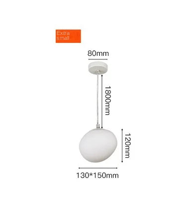 Decorbites™ Glas-Kugel-LED-Pendelleuchte - Weiß, nordisches Hängeleuchte