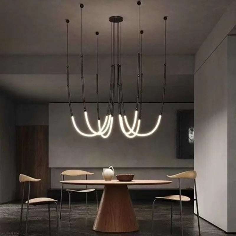 Decorbites™ Bambus-Hängeleuchten: Nordische Loft-Treppen-LED-Lampen für minimalistisches Dekor