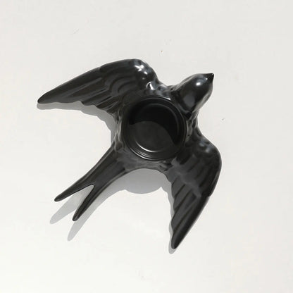 Decorbites™ Goldener Vogel Keramik Kerzenhalter-Tablett Hochzeitsdekoration