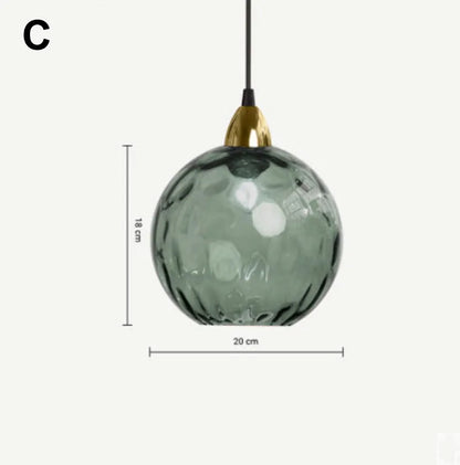 Decorbites™ Glas-Kugelluster-Hängeleuchten - Modernes nordisches Design für Küche, Schlafzimmer oder Restaurant